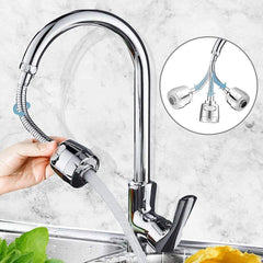 Briseur flexible Mélangeur Robinet Cuisine Buse Rotative à 360°