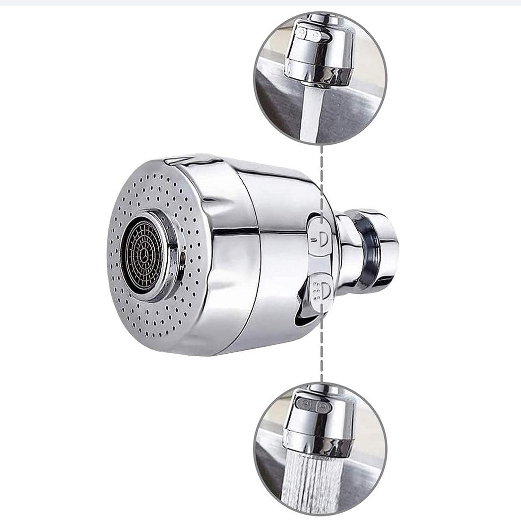 Briseur flexible Mélangeur Robinet Cuisine Buse Rotative à 360°