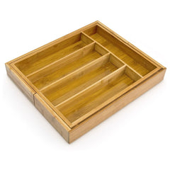 Portecouverts en bambou extensible 550873 38x41x5 cm 7 Compartiments