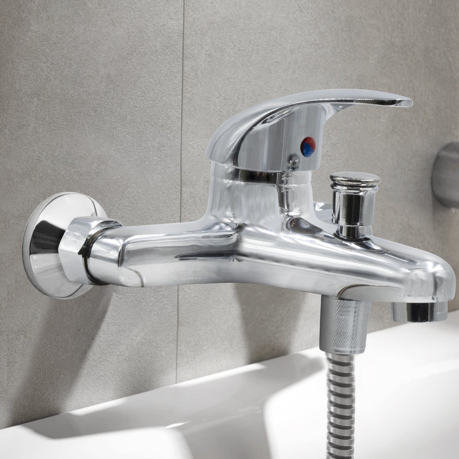 Robinet Mélangeur Baignoire ou Douche Selenia 90041-5 Complet avec Douche 1.5mt