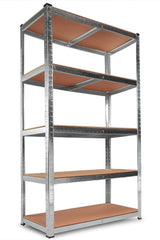 Étagère métallique modulaire 5 niveaux MDF 180x90x40cm, charge 875Kg.