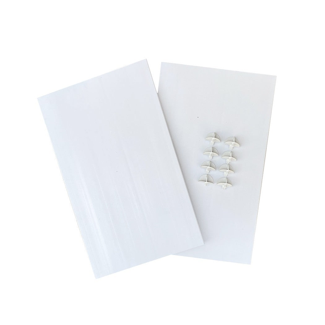 Armoire à bouteilles de gaz PVC Armoire modulaire avec 2 étagères l'extérieur