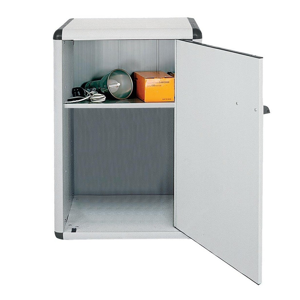 Armoire à bouteilles de gaz PVC Armoire modulaire avec 2 étagères l'extérieur