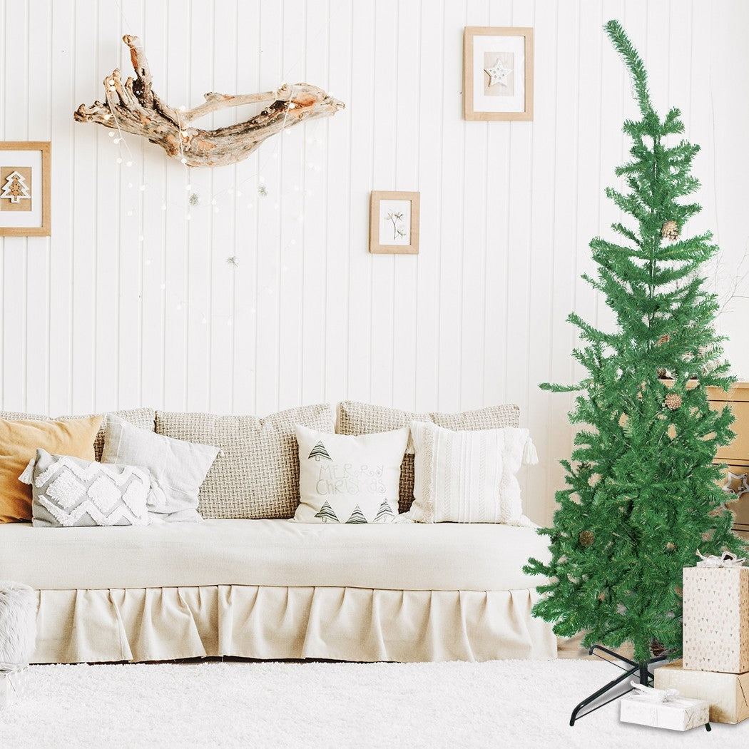 Arbre de Noel 210H cm 245007 avec 531 branches pliantes en PVC sapin artificiel