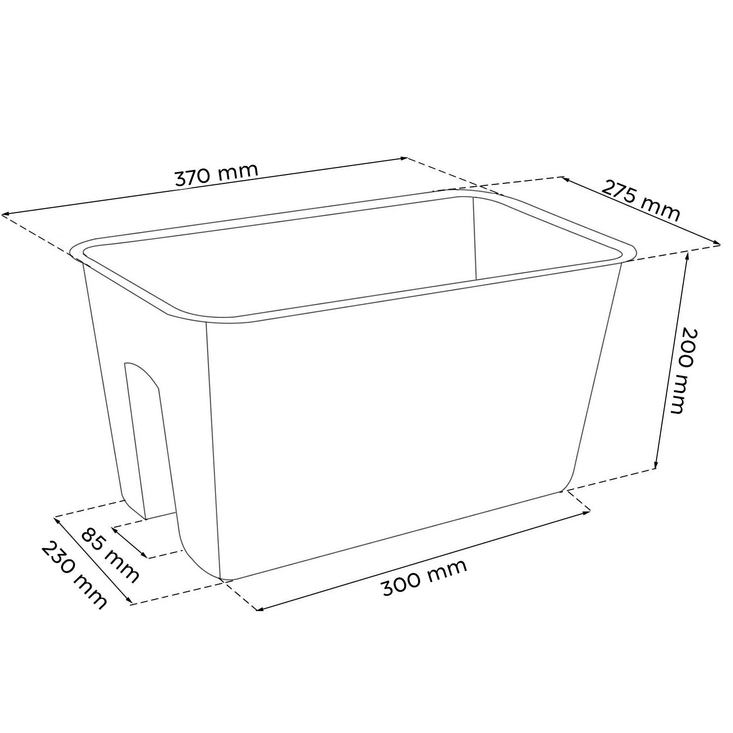 Planteur Balcon pour Balustrade en plastique Vase Porte-fleurs pour Balcon