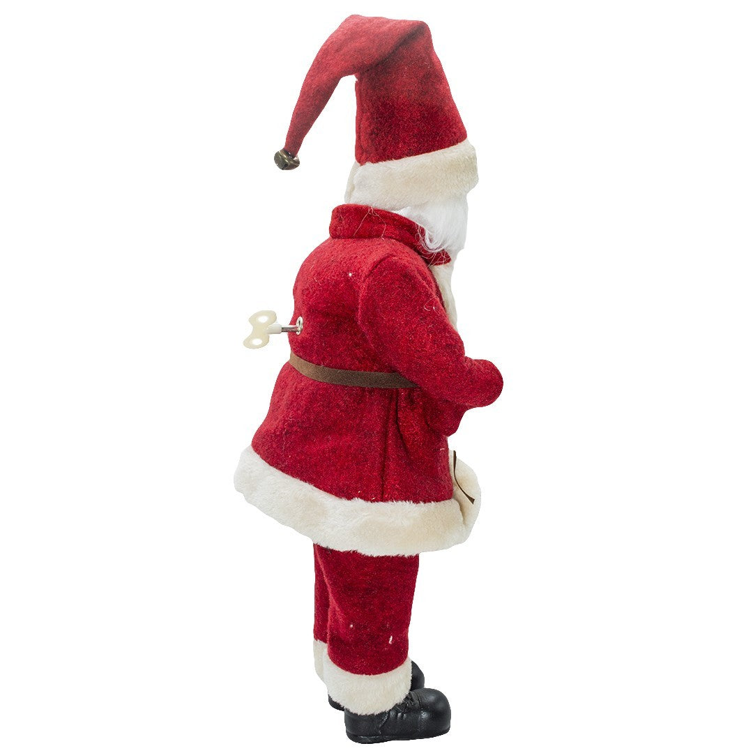 Santa Rouge 144194 avec mécanisme à Carillon 45H cm Sons et Mouvement