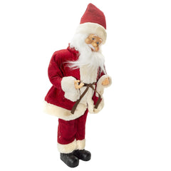 Santa Rouge 144194 avec mécanisme à Carillon 45H cm Sons et Mouvement