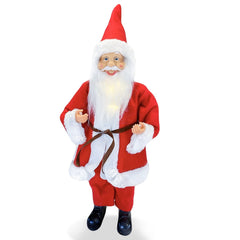 Santa Robe Rouge art. 144200 Décoration de Noel 50H cm avec Mini-lumière