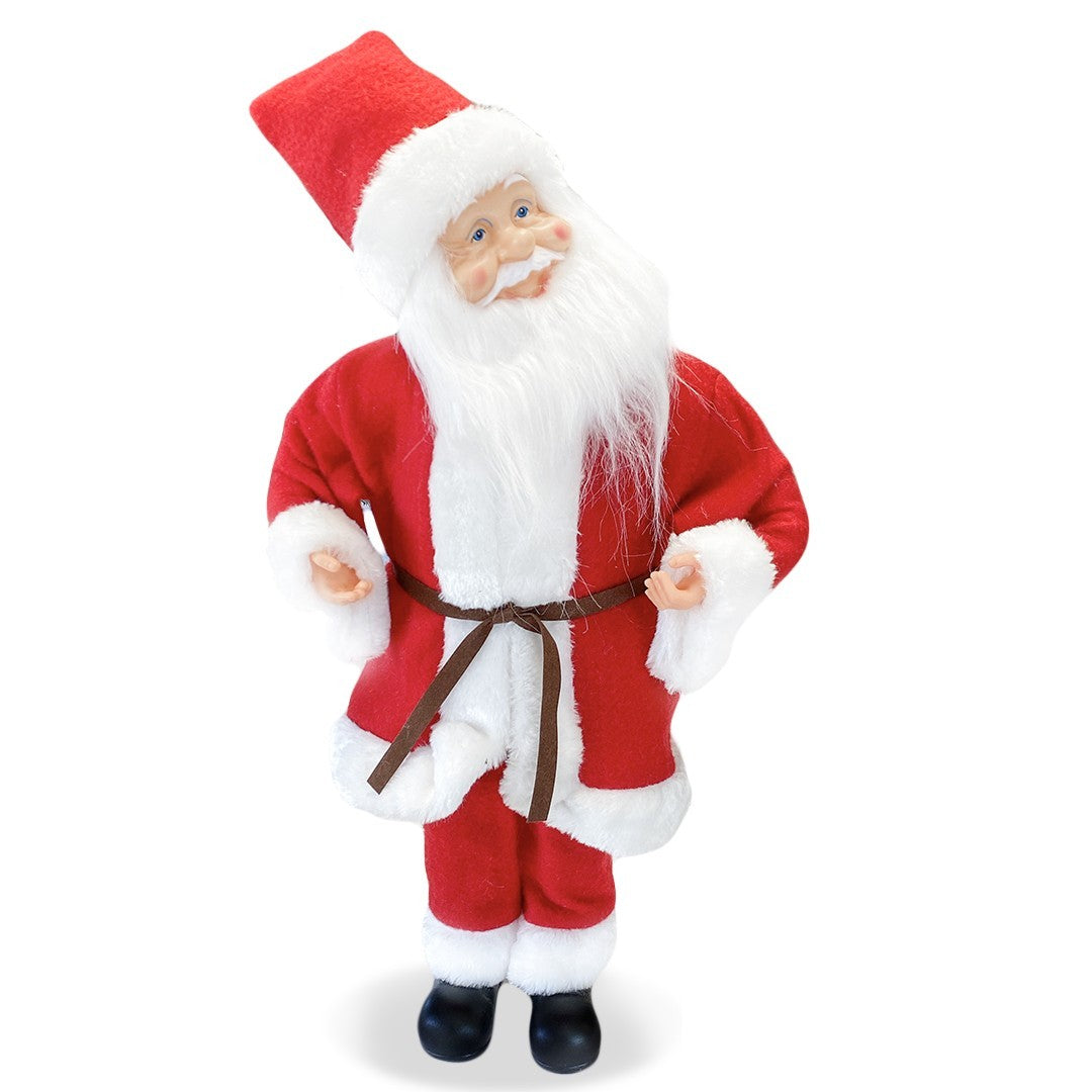 Santa Rouge art. 144196 45H cm Mécanisme à Carillon Sons et Mouvement