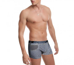 Lot de 4 - 8 - 12 boxers / caleçons en coton SEATTLE hommes -formes géométriques