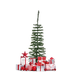 Arbre de Noël 100H Cm Avec Branches Pliables En PVC Sapin Artificiel