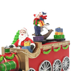 Train de Noël avec Père Noël 899843 avec lumières, sons et mouvements 25x6x16 cm