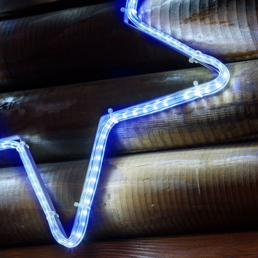 Comète lumineuse de Noël Lumière bleue avec LEDs clignotantes 65L cm