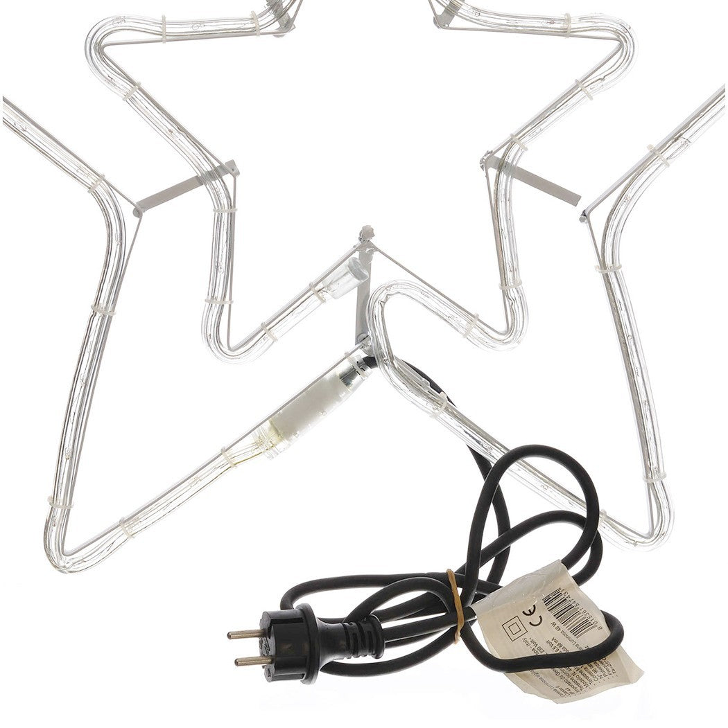 Étoile de Noël doublement lumineuse pour l'extérieur LED blanc chaud