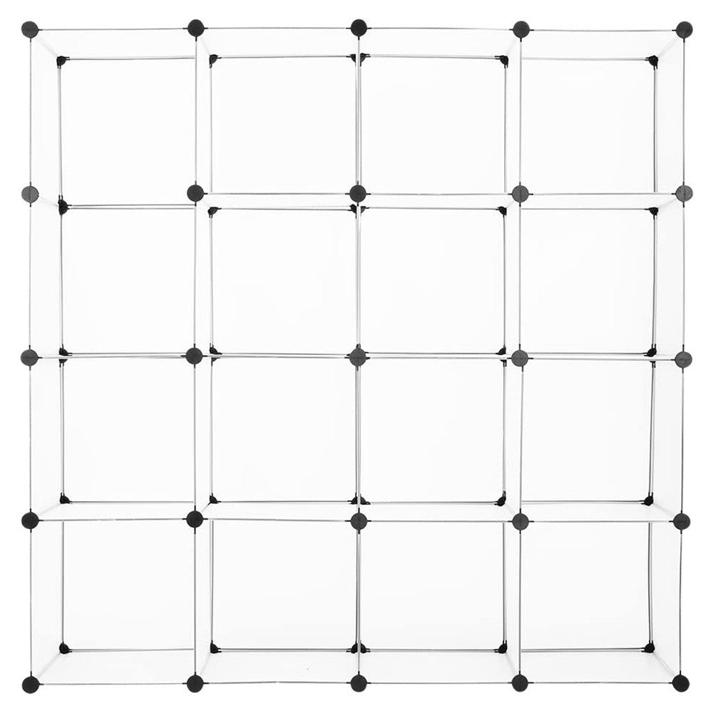 Étagère modulaire pour bibliothèque avec cubes 53 pièces modulaires