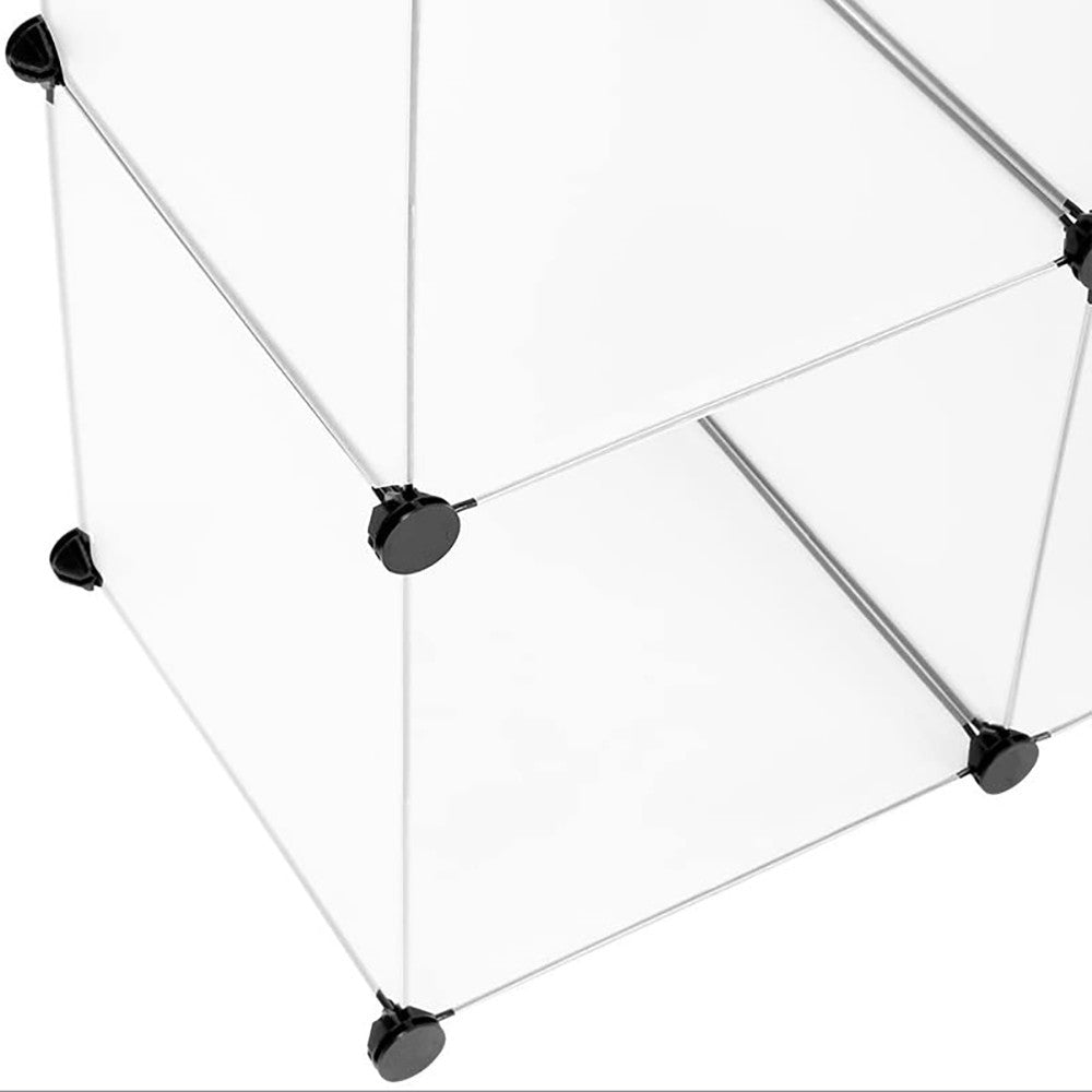 Étagère modulaire pour bibliothèque avec cubes 53 pièces modulaires