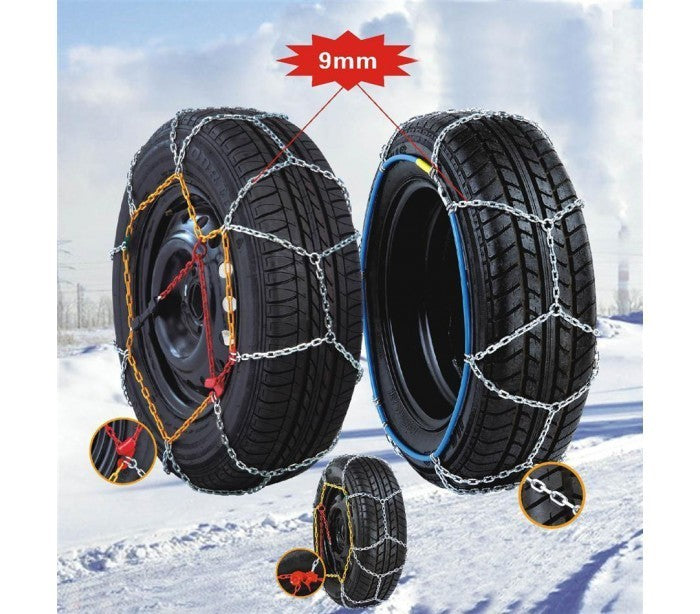 Les chaînes à neige pour voitures 9mm KNS en acier homologués 20 à 130