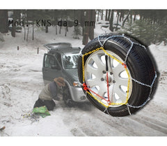 Les chaînes à neige pour voitures 9mm KNS en acier homologués 20 à 130