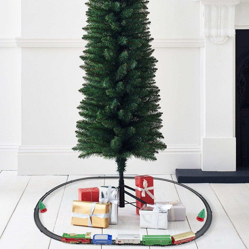 Train de Noël 21 pièces Décoration arbre Mouvement alimenté par piles