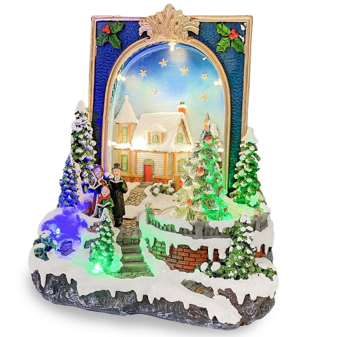 361021 Livre Arbre de Noël Lumières Sons Mouvement 19x15x21 cm