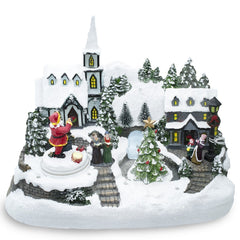 361031 Manège de Noël avec lumières, sons et mouvements 32x20x25 cm