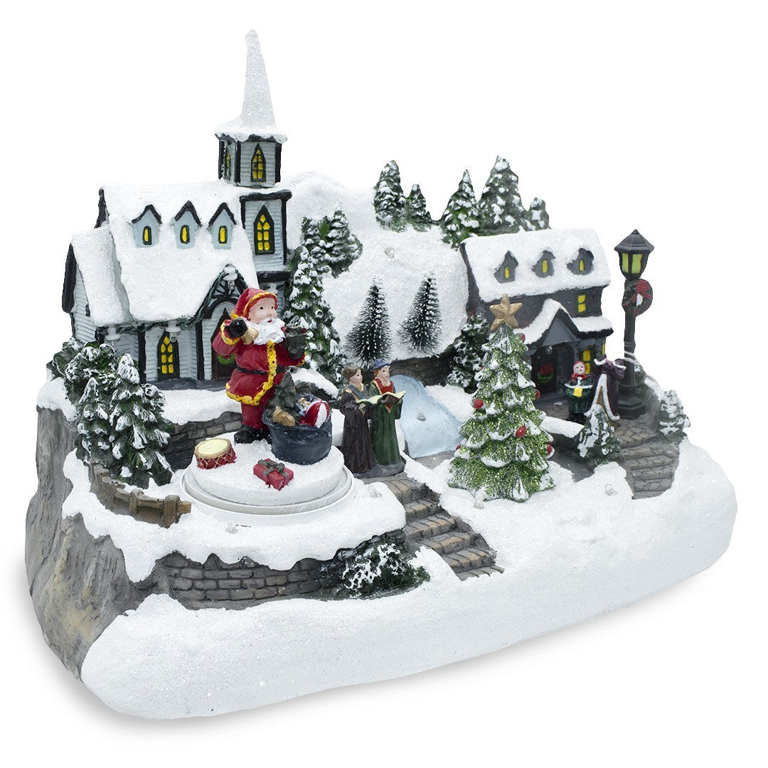 361031 Manège de Noël avec lumières, sons et mouvements 32x20x25 cm