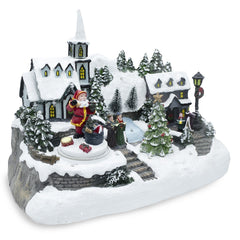 361031 Manège de Noël avec lumières, sons et mouvements 32x20x25 cm