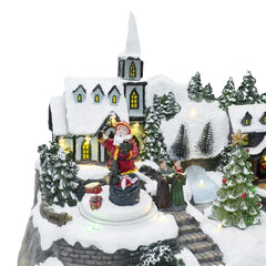361031 Manège de Noël avec lumières, sons et mouvements 32x20x25 cm
