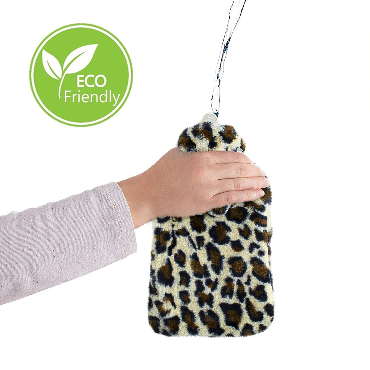 567912 Sac à eau chaude Warm & Relax 2Lt Animal Fleece Coated