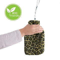 567912 Sac à eau chaude Warm & Relax 2Lt Animal Fleece Coated