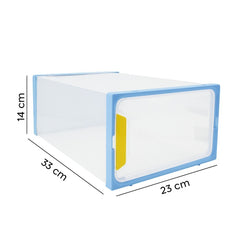 Boîtes à chaussures peu encombrantes avec organiseurs de portes 23x33xH14 cm