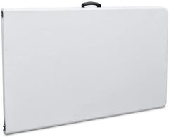 Table de jardin pliable SILVERA XL transportable dans une mallette 244X76X74 cm