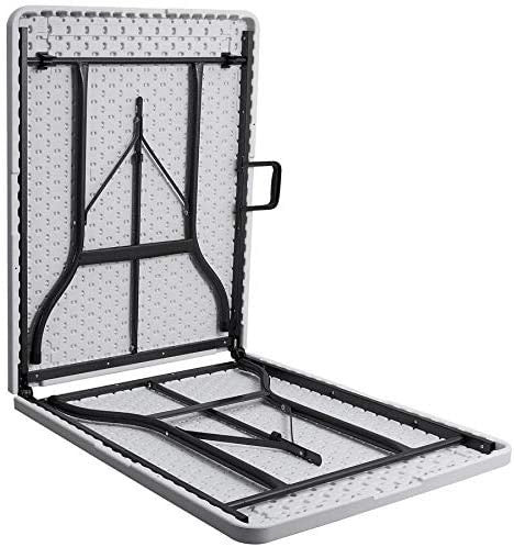 Table de jardin pliable SILVERA XL transportable dans une mallette 244X76X74 cm