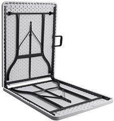 Table de jardin pliable SILVERA XL transportable dans une mallette 244X76X74 cm
