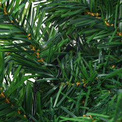 Couronne de Noël 2,5m branche d'arbre 140 pointes avec lumières chaudes à piles