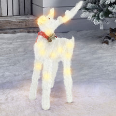 293030 Renne de Noël lumineux 70cm lumière LED avec piles décorations de Noël