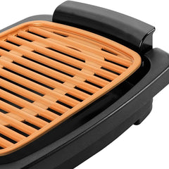 Barbecue électrique antiadhésif sans fumée 1200W Collecteur graisse SMOKE FREE