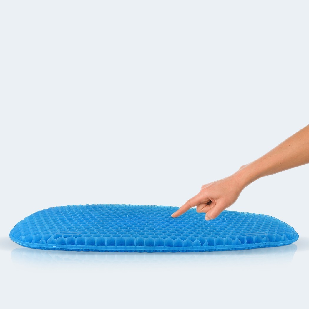 Coussin ergonomique anti-escarre en gel pour scooters et motos à siège prolongé