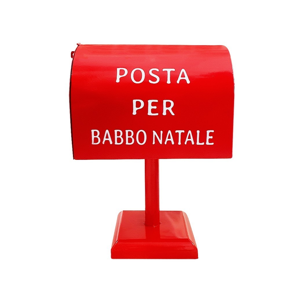 280036 Père Noël Boîte aux lettres 42 cm rouge Décoration de Noël