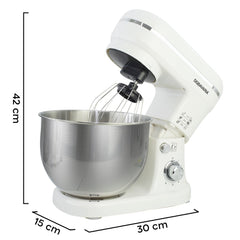 Blender planétaire DGBAVARIA 5L accessoires en acier inoxydable 6 vitesses 1200W