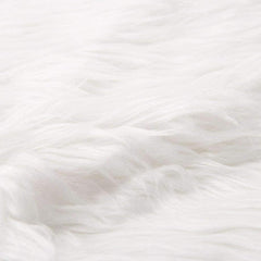 Tapis de base pour sapin de Noël 100 cm poils très doux blanc