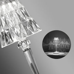Lampe de table diamant à LEDs colorées avec touche USB