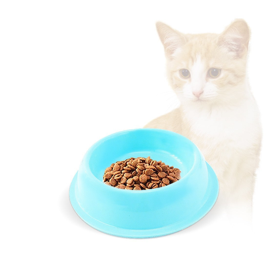 80500 Bac à litière et mangeoire pour chats 37x27x8,5H cm avec seau et écope