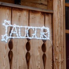 88SP-24 Écriture lumineuse 88 LED Auguri cold light Christmas Wall 55x16 cm