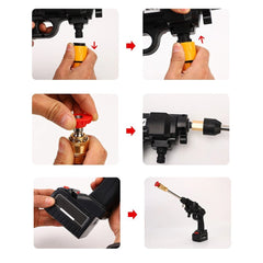 345217 Pistolet haute pression sans fil avec mallette de transport