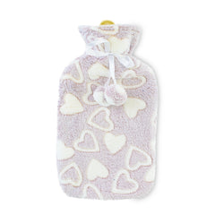 567910 Bouillotte 2L avec doublure en peluche pour la chaleur et la détente