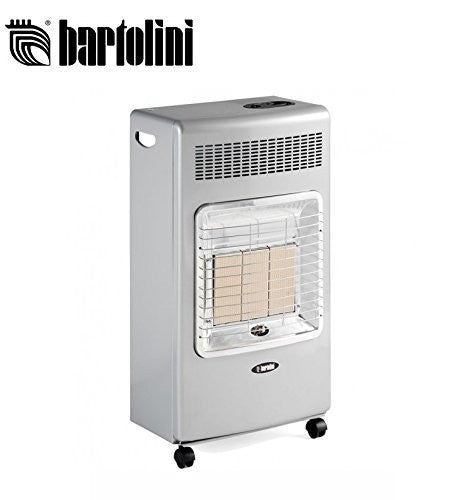 Chauffage à gaz Bartolini modèle portable ethnique avec des roulettes