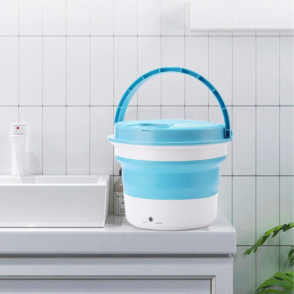 Mini machine à laver pliable et portable pour le camping Stérilisateur vêtements