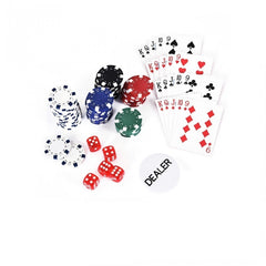 Set de poker professionnel 500 jetons avec étui et 2 jeux de cartes
