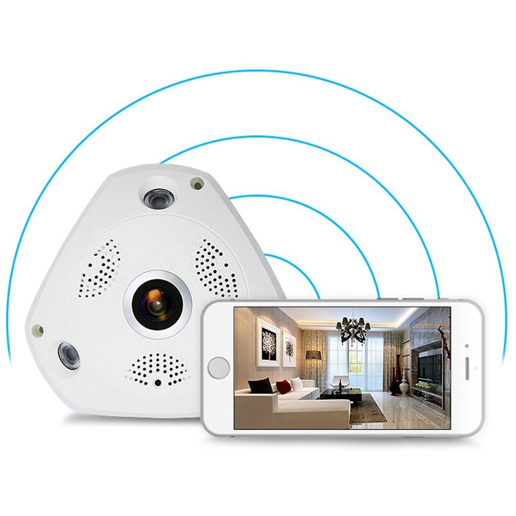 Caméra de surveillance panoramique 3D VR CAM 360 ° Audio Wirless Wifi